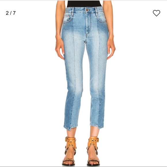 Isabel Marant Etoile Clancy Denim Jeans - Picture 3 of 8
